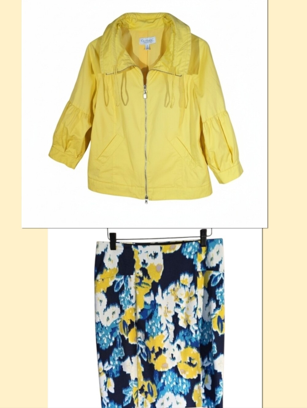 Lysse New York Mini Stretch Pencil Skirt  And Matching Jacket